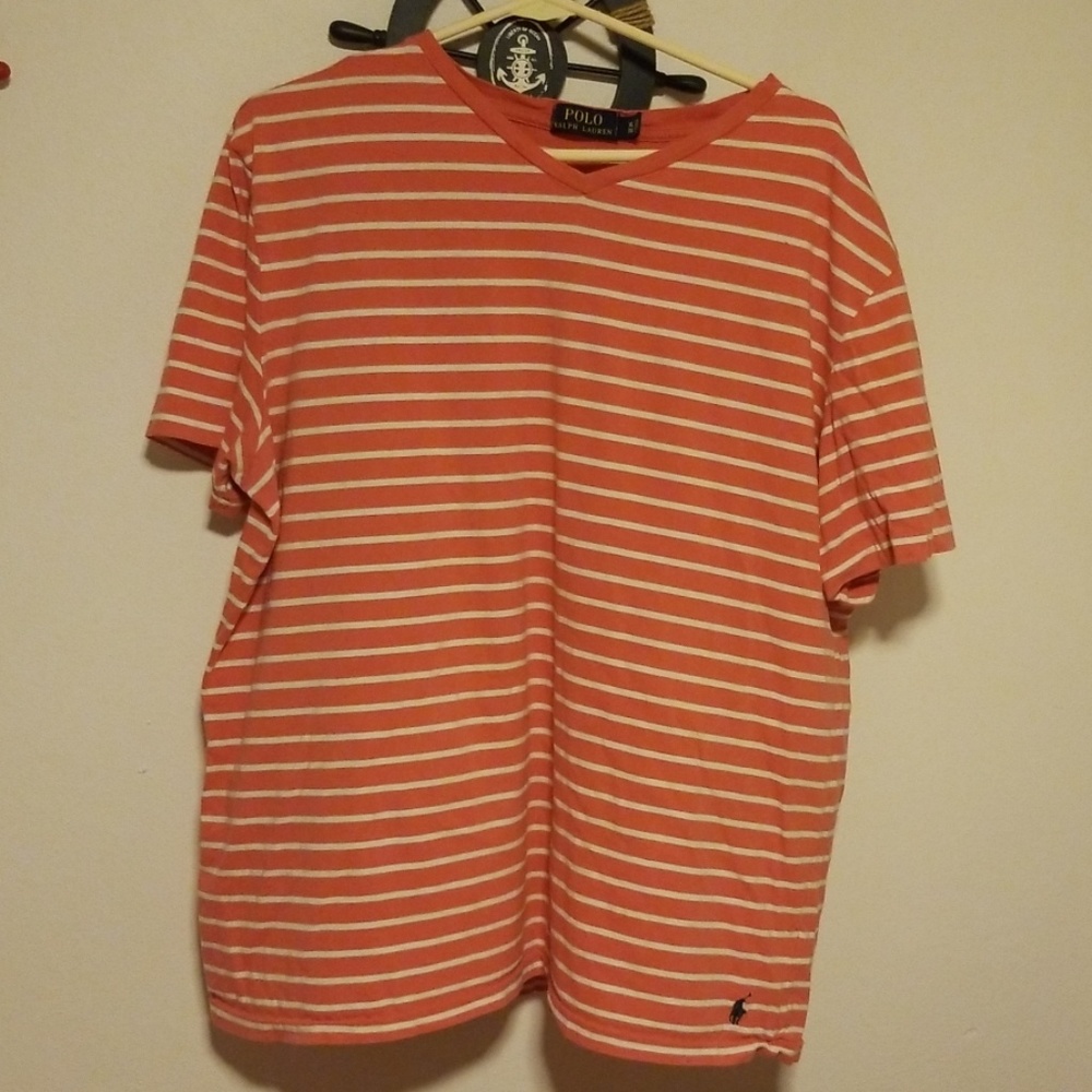 Polo by Ralph Lauren V-necks《Two Polo T-shirts for $15》